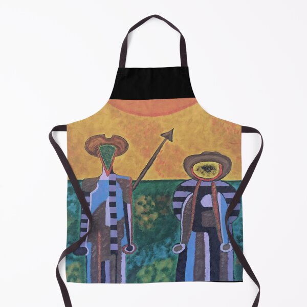 Item preview, Mexican Style Abstract Colorful Don Quijote and Sancho designed and sold by Jane Domenech.