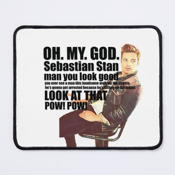 Item preview, oh my god! Sebastian Stan! designed and sold by AnotherVariant.