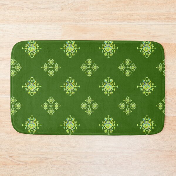 Item preview, Bright Truth Ornamental 1 on Medium Green Repeat 5748 designed and sold by Art in My Loft.