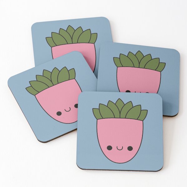 Item preview, Cute Succulent Plant - Kawaii Succulent Plant designed and sold by KawaiiByDice.