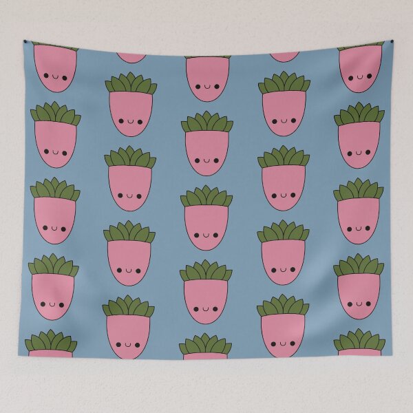 Item preview, Cute Succulent Plant - Kawaii Succulent Plant designed and sold by KawaiiByDice.