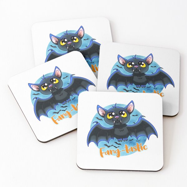 Item preview, Fangtastic Flying Bat Halloween Design designed and sold by Rock&Roar.