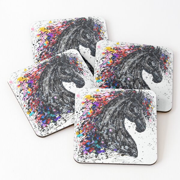 Item preview, Abstract Horse Number 3 Jackson Pollock Inspiration by OLena Art designed and sold by Rocky Mountain Artistry.