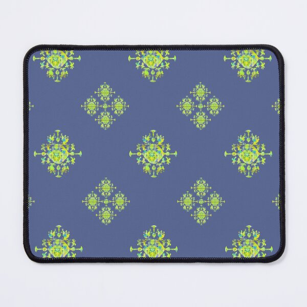 Item preview, Bright Truth Ornamental 1 on Electric Blue Repeat 5748 designed and sold by Art in My Loft.