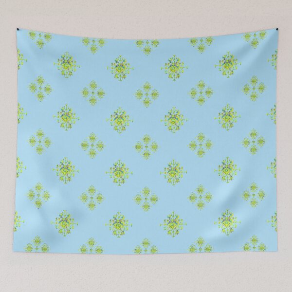 Item preview, Bright Truth Ornamental 1 on Light Blue Repeat 5748 designed and sold by Art in My Loft.