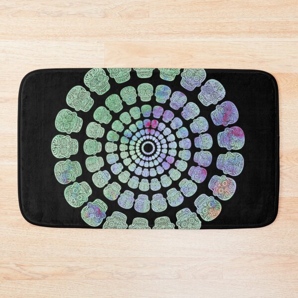 Item preview, Concentric Halloween Skull Circles - Psychedelic Space designed and sold by Chubuter.