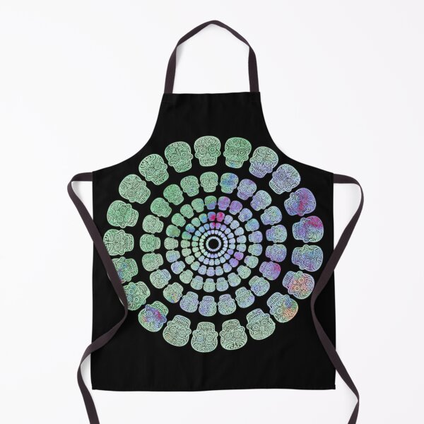 Item preview, Concentric Halloween Skull Circles - Psychedelic Space designed and sold by Chubuter.
