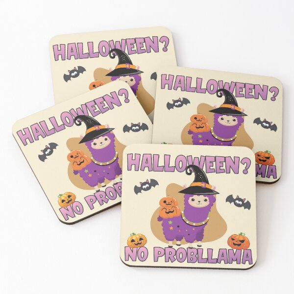 Item preview, Halloween no probllama - Halloween Trick or Treat designed and sold by Kidzz.