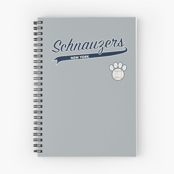Item preview, Schnauzer NEW YORK Baseball Script designed and sold by 8PawsStudio.