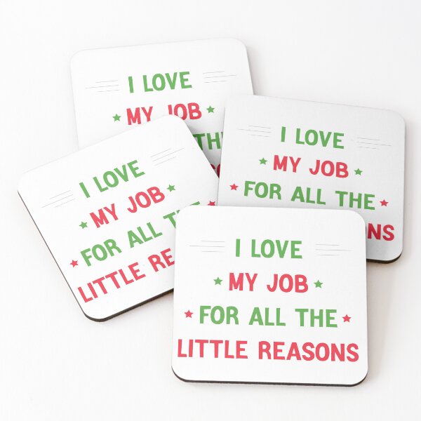 Item preview, Funny School Teacher I Love My Job For All The Little Reasons Gift designed and sold by EcodesignPro.