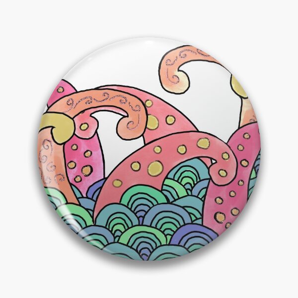 Item preview, Nautical tshirt marine life depicted in a  vibrant way designed and sold by Epic Splash Creations.
