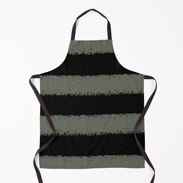 Artikelvorschau, Dark Green and Black Horizontal Stripe Pattern Pairs Sherwin Williams 2022 Popular Color Rosemary SW 6187 entworfen und verkauft von ColorOfTheYears.