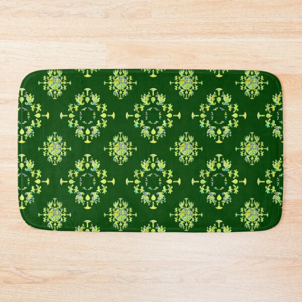 Item preview, Bright Truth Ornamental 2 on Dark Green Repeat 5748 designed and sold by Art in My Loft.