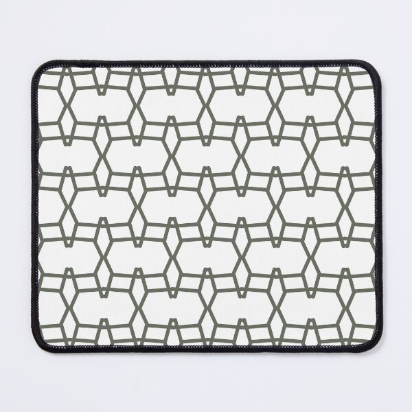 Item preview, Dark Green and White Tessellation Line Pattern 9 Pairs Sherwin Williams 2022 Popular Color Rosemary SW 6187 designed and sold by ColorOfTheYears.
