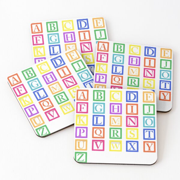 Item preview, Text Blocks Learn Letters English For Baby or KIds designed and sold by Reo12.