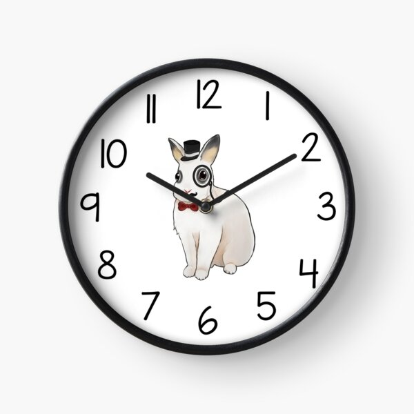 Cute Rabbit Clock