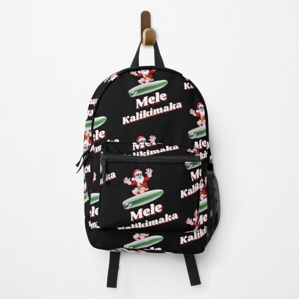 Item preview, Mele Kalikimaka Hawaiian Merry Christmas Surfing Santa designed and sold by Vibbin4Life33.