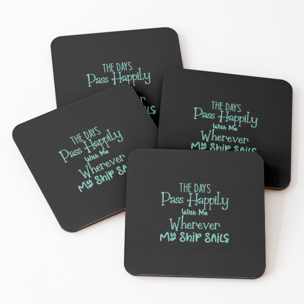 Item preview, The days pass happily with me wherever my ship sails - Sailing Sailor Sarcastic Funny Hilarious Present For Mom, Dad , Girlfriend Or Boyfriend designed and sold by Aymanclothings.