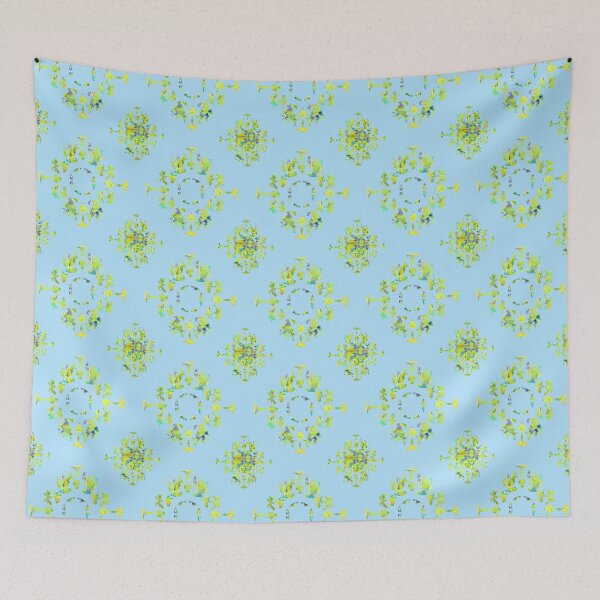 Item preview, Bright Truth Ornamental 2 on Light Blue Repeat 5748 designed and sold by Art in My Loft.