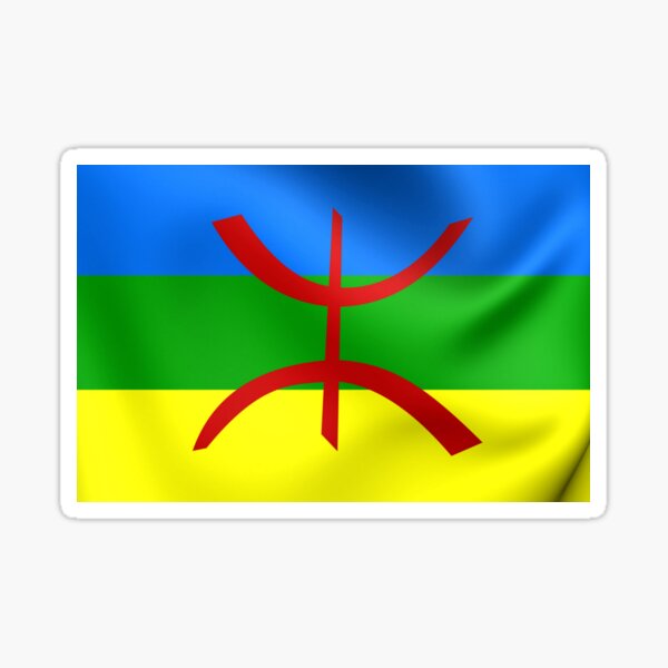 Drapeau international amazigh Sticker
