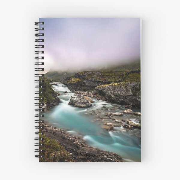 Item preview, River Long exposure photography in norwegian scenery designed and sold by Konstantin Kowarsch.