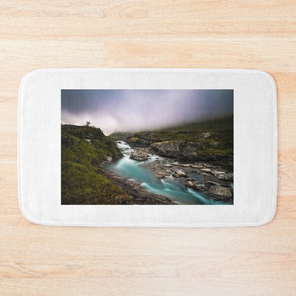 Item preview, River Long exposure photography in norwegian scenery designed and sold by Konstantin Kowarsch.