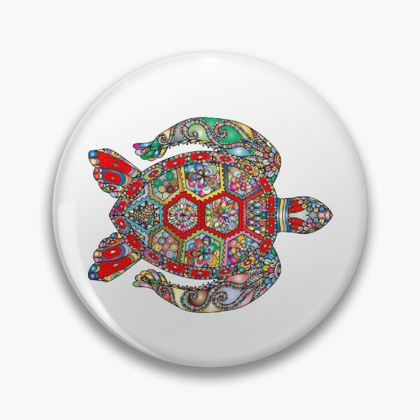 Item preview, Ornate Turtle Mandala Ocean Beach designed and sold by Abdelal.
