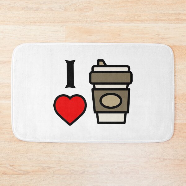 Item preview, I Love Coffee With Heart  designed and sold by AwesomeDistrict.