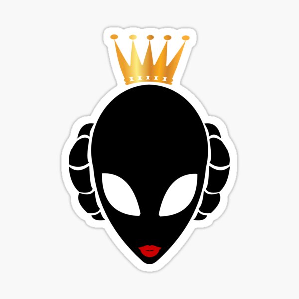 Alien Princess Sticker