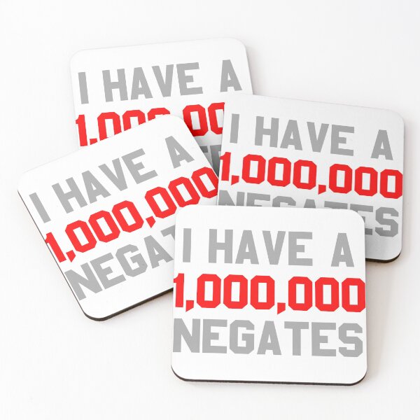 Item preview, I Have A Million Negates designed and sold by TheSilverArmory.