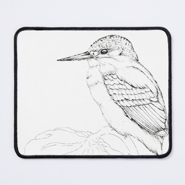 Item preview, Kingfisher black and white designed and sold by PetitMartin.