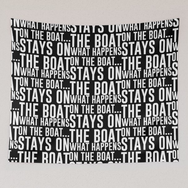 Item preview, What happens on the boat... Stays on the boat - Sailing Sailor Sarcastic Funny Hilarious Present For Mom, Dad , Girlfriend Or Boyfriend designed and sold by Aymanclothings.