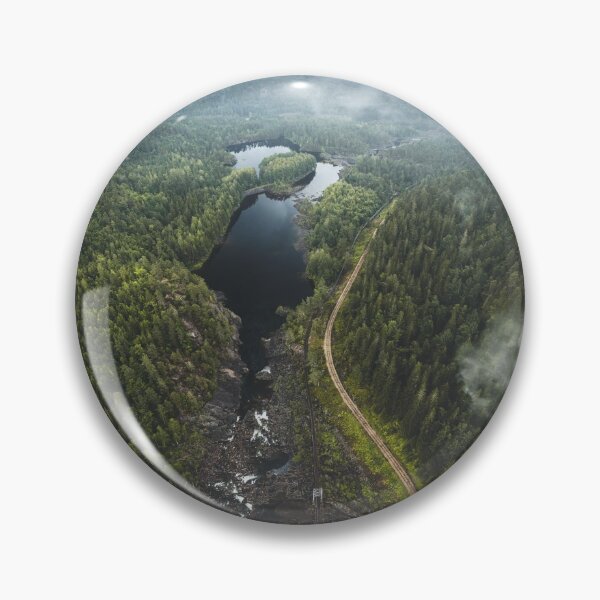 Item preview, Aerial View of a Forest in Norway designed and sold by Konstantin Kowarsch.