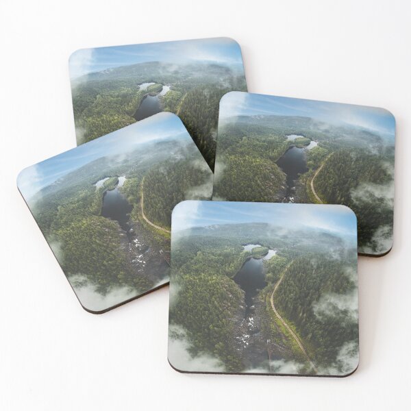 Item preview, Aerial View of a Forest in Norway designed and sold by Konstantin Kowarsch.