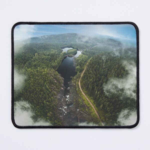 Item preview, Aerial View of a Forest in Norway designed and sold by Konstantin Kowarsch.