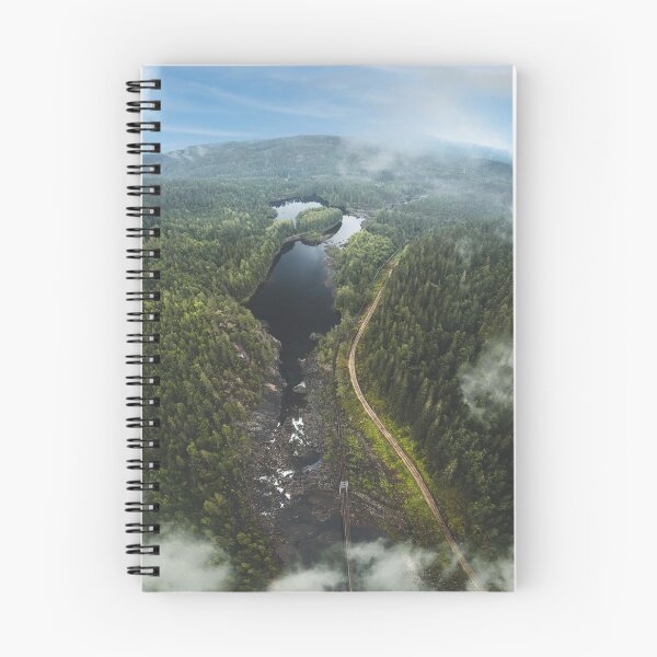 Item preview, Aerial View of a Forest in Norway designed and sold by Konstantin Kowarsch.