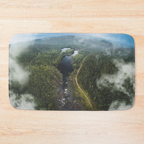 Item preview, Aerial View of a Forest in Norway designed and sold by Konstantin Kowarsch.