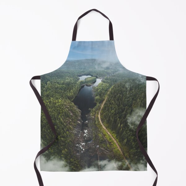 Item preview, Aerial View of a Forest in Norway designed and sold by Konstantin Kowarsch.