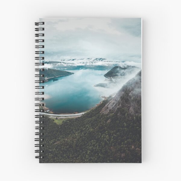 Item preview, Aerial View of a Forest with coast in Norway designed and sold by Konstantin Kowarsch.