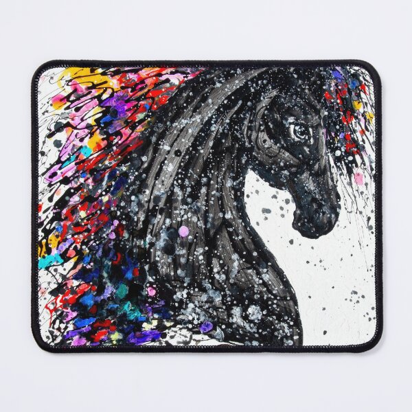 Item preview, Abstract Horse Number 3 Jackson Pollock Inspiration by OLena Art designed and sold by Rocky Mountain Artistry.