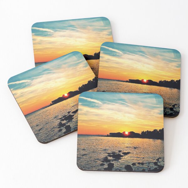 Item preview, Sunset Between The Houses designed and sold by Pretty-Bird.