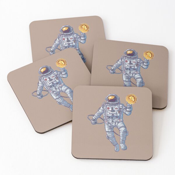 Item preview, Bitcoin Moon Astronaut Crypto designed and sold by VillaHome.