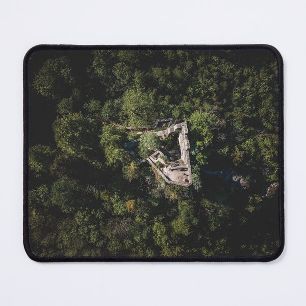 Item preview, Aerial View of a Forest with coast in Norway designed and sold by Konstantin Kowarsch.