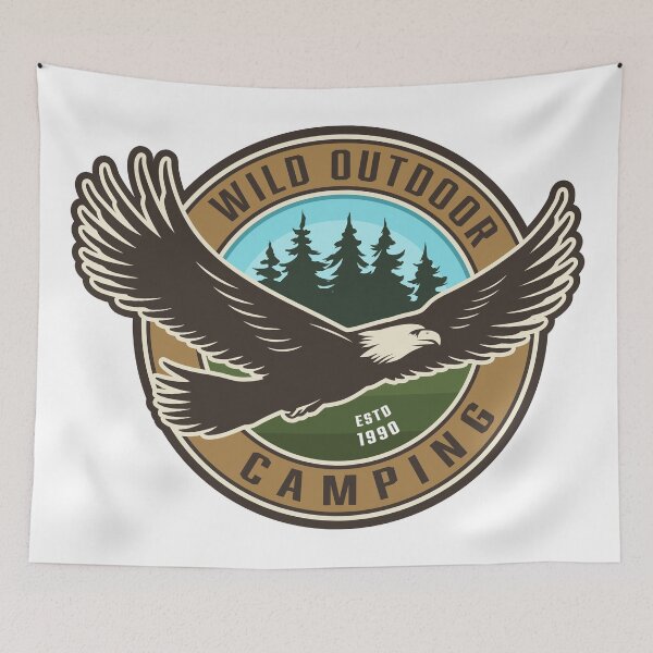 Item preview, Wild Outdoor Camping designed and sold by Vector Scout Lab.