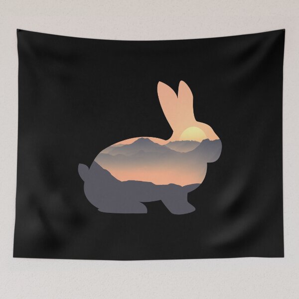 Item preview, Rabbit Farm Silhouette Sun Mountain Gift designed and sold by alaechamlal.