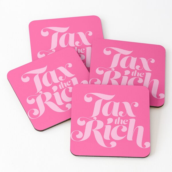 Item preview, tax the rich pink designed and sold by prismatic paper co.