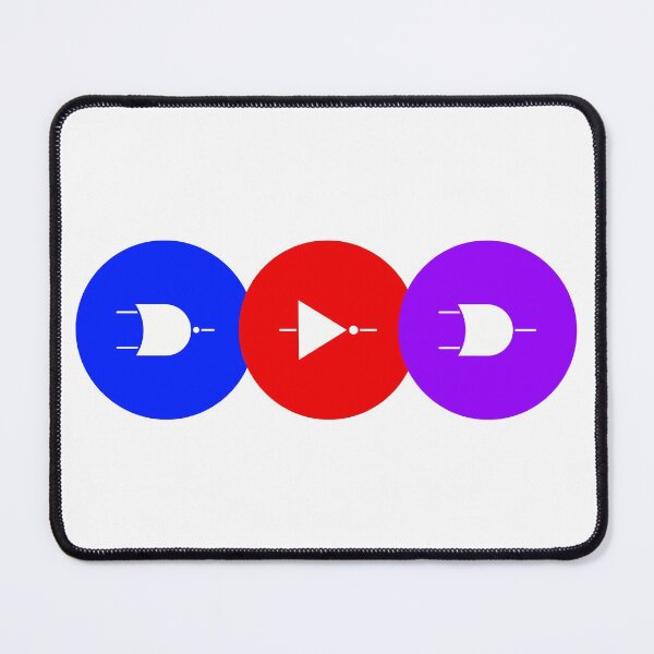 Item preview, Colorful logic gates art designed and sold by EngineersArt.