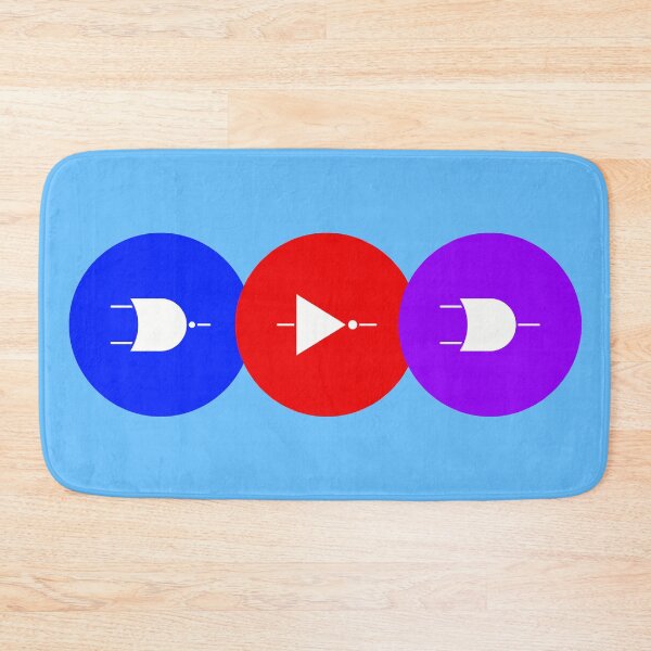 Item preview, Colorful logic gates art designed and sold by EngineersArt.