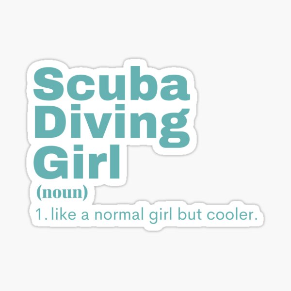 Item preview, Film Girl - Scuba Diving designed and sold by DannieDesigns.