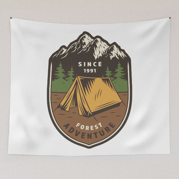 Item preview, Camping Forest Adventure designed and sold by Vector Scout Lab.